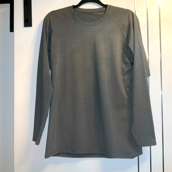Quick Dri XXL Long Sleeved Grey T-Shirt Workout Activewear NWOT - Picture 1 of 9